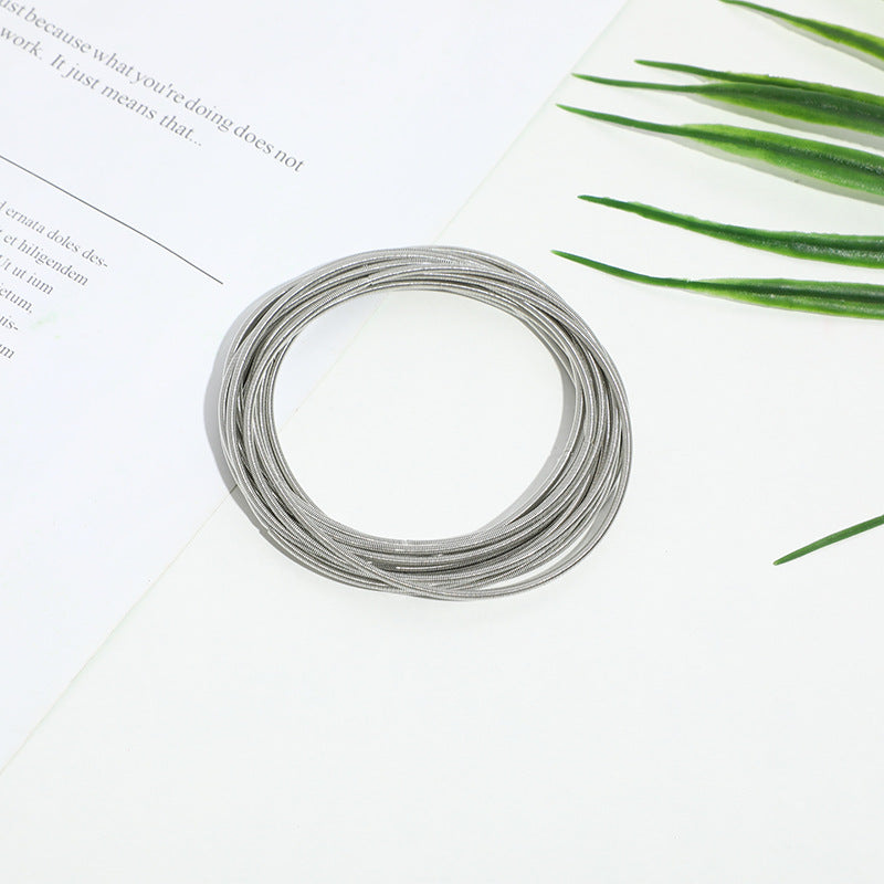 Can Be Tightened Screw Head Opened Steel Bracelets