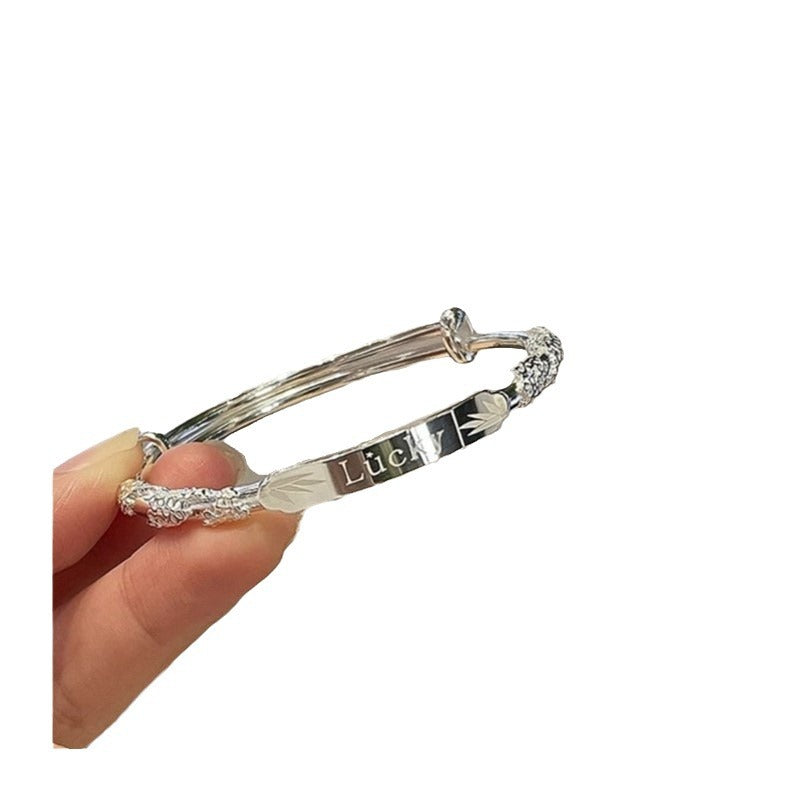 Flowers Like Brocade Lucky Female Affordable Luxury Fashion Solid Valentine's Bracelets