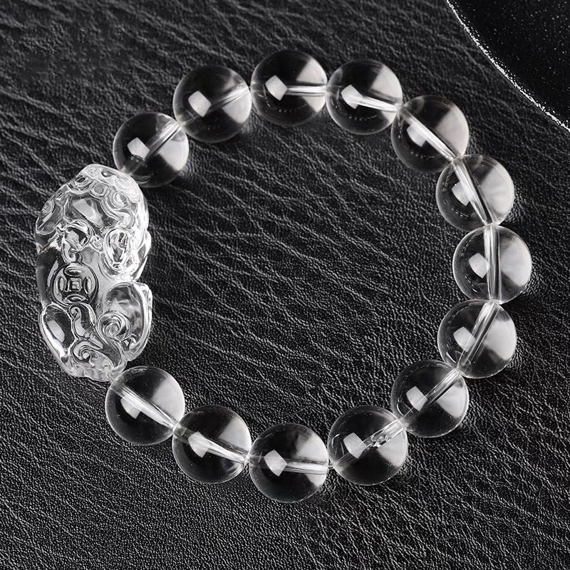 Money Imitation White Crystal Live Broadcast Stall Welfare Travel Bracelet