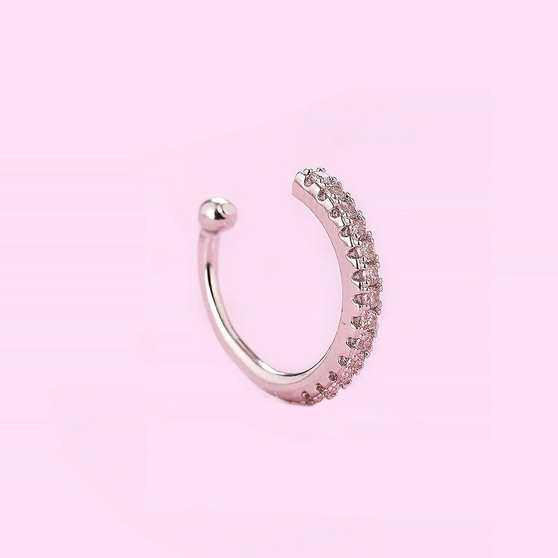 No Pierced Female Elegant Personality Diamond Simple Ear Clip
