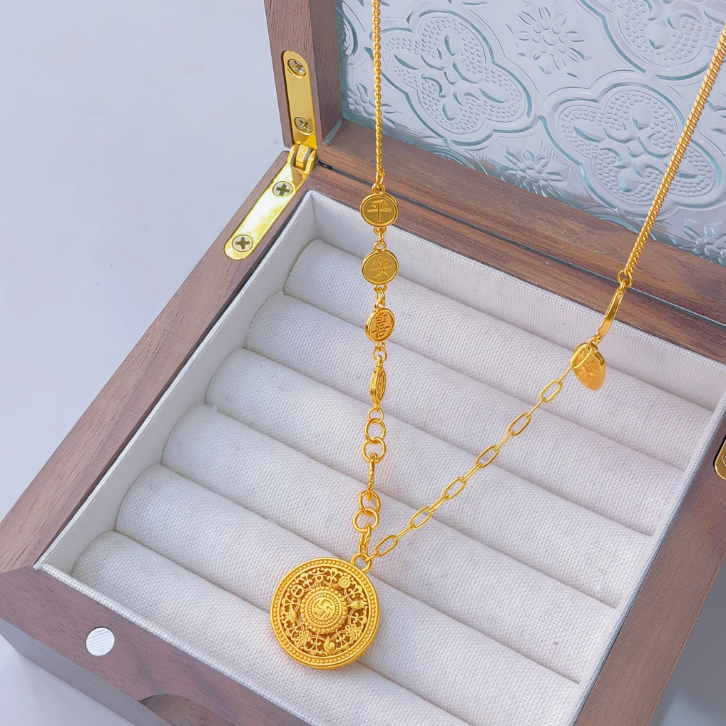 Ginkgo Leaf Variety Retro Affordable Luxury Fashion Design Necklace