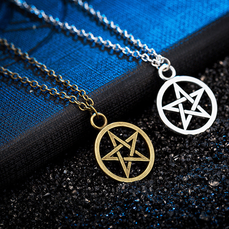 Movie Five-pointed Star Sun Evil Power Necklaces