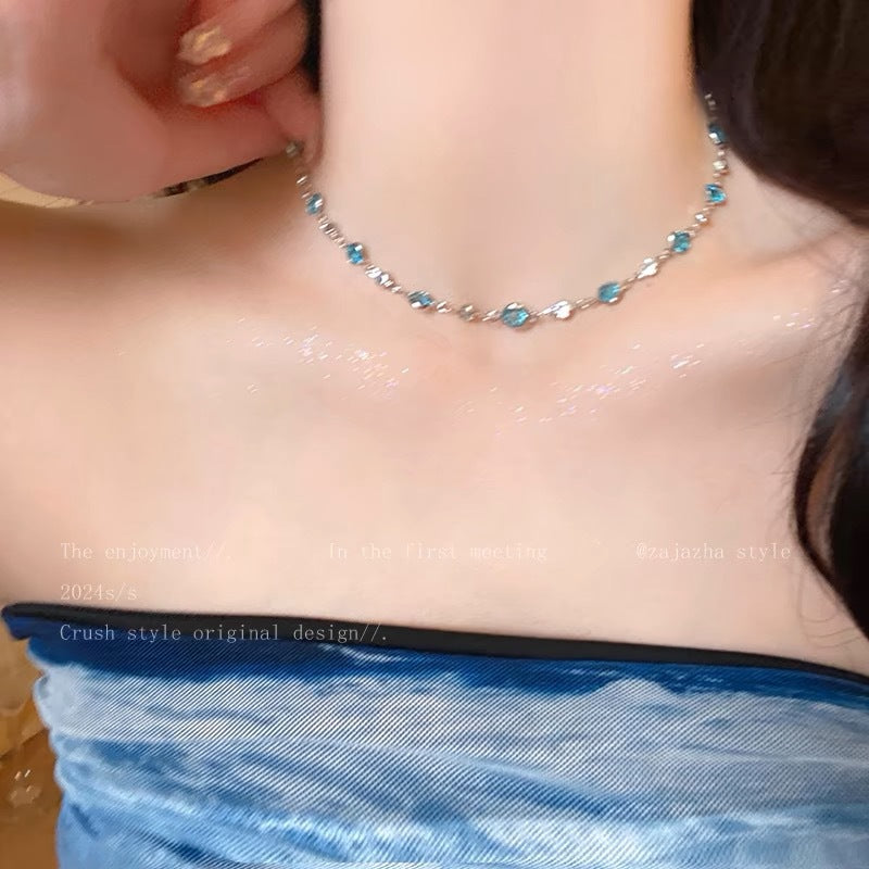 Women's Summer Cool High-grade Butterfly For Light Luxury Minority Clavicle Chain Necklace