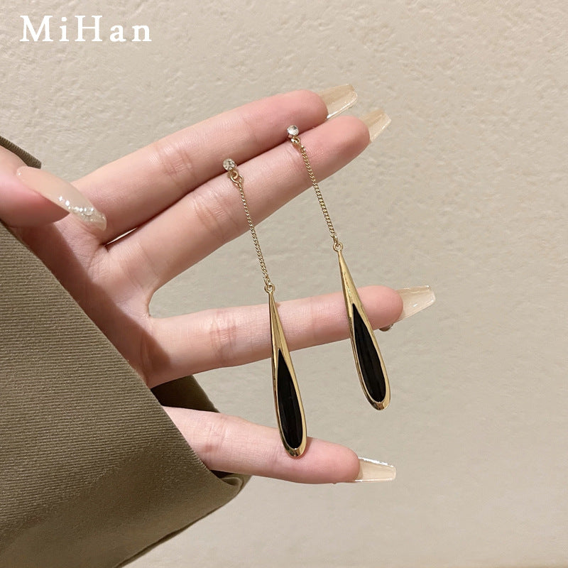 Needle Retro Style Long Elegant Simple Rings