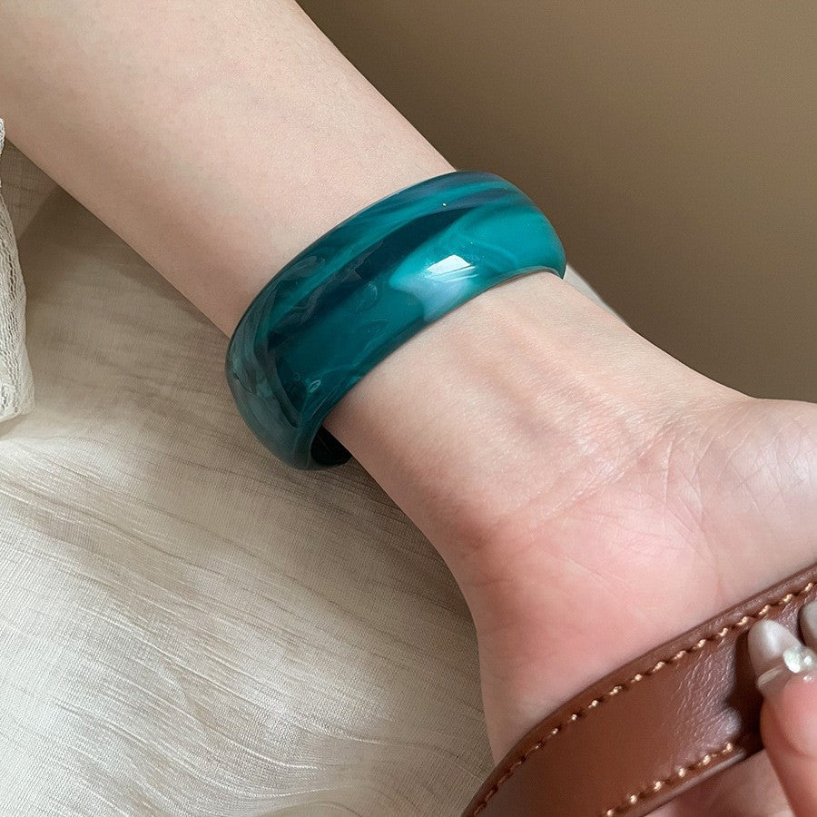 Irregular Resin Mori Style Simple Commute Light Bracelets