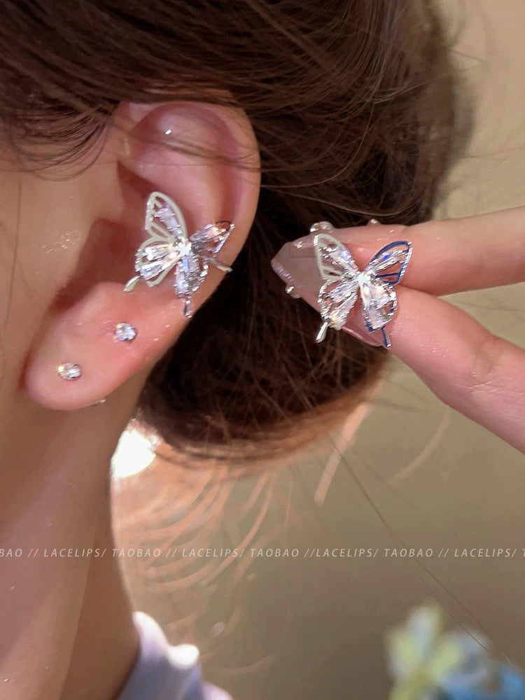 Women's Flower Zircon For Design Fashionable Temperamental Without Rings