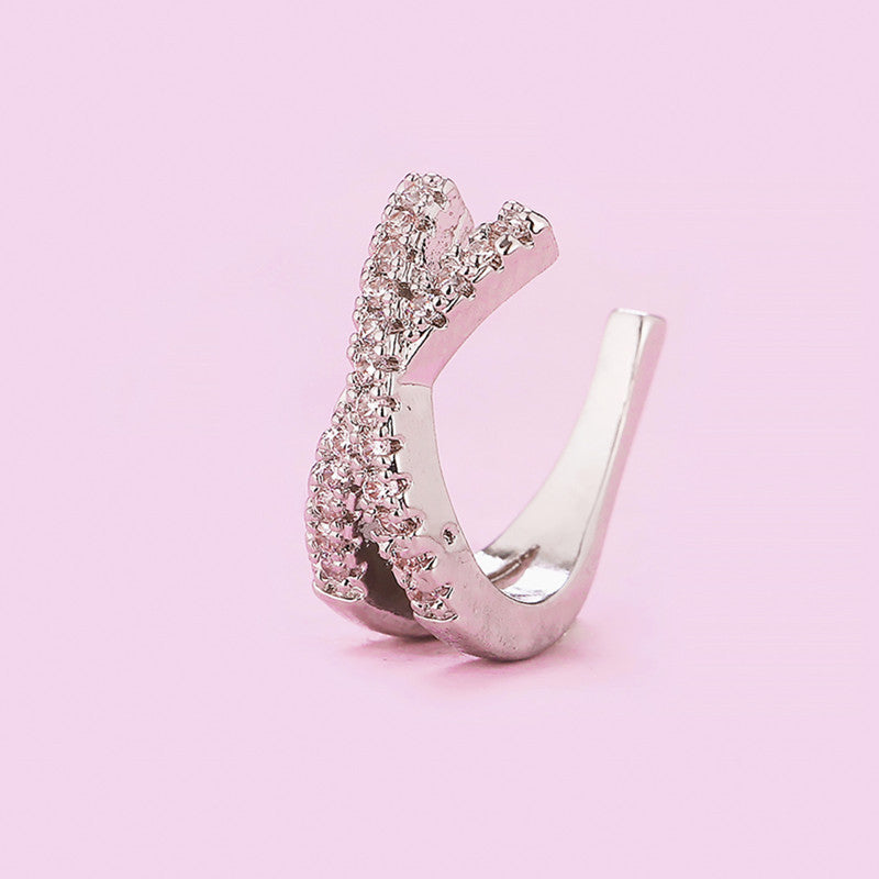 No Pierced Female Elegant Personality Diamond Simple Ear Clip