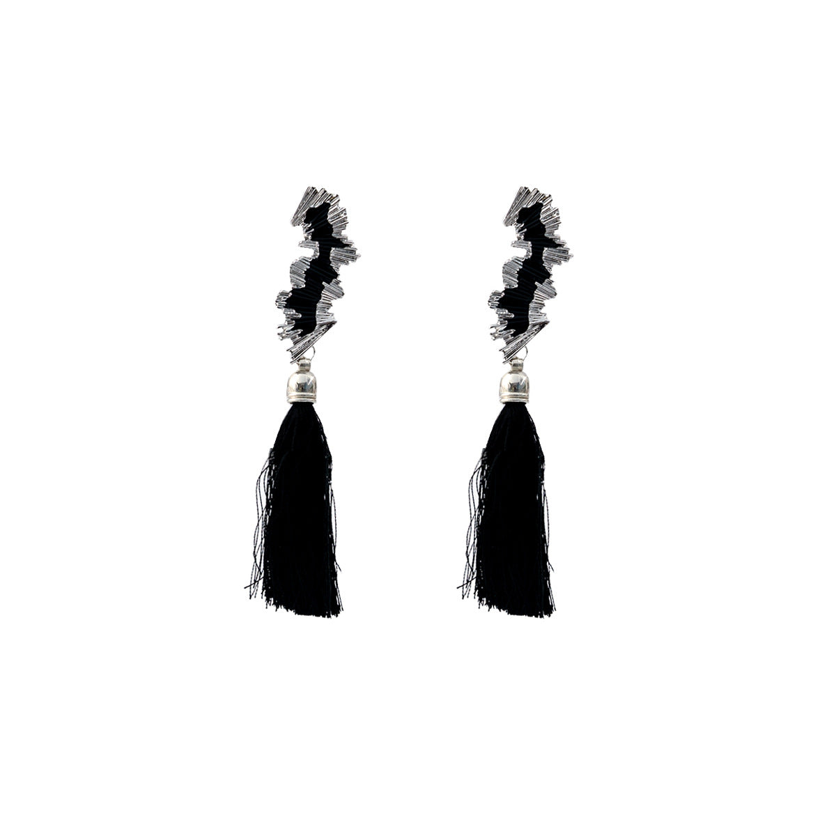 Women's Sier Needle Chinese Style Temperament Retro High Sense Earrings