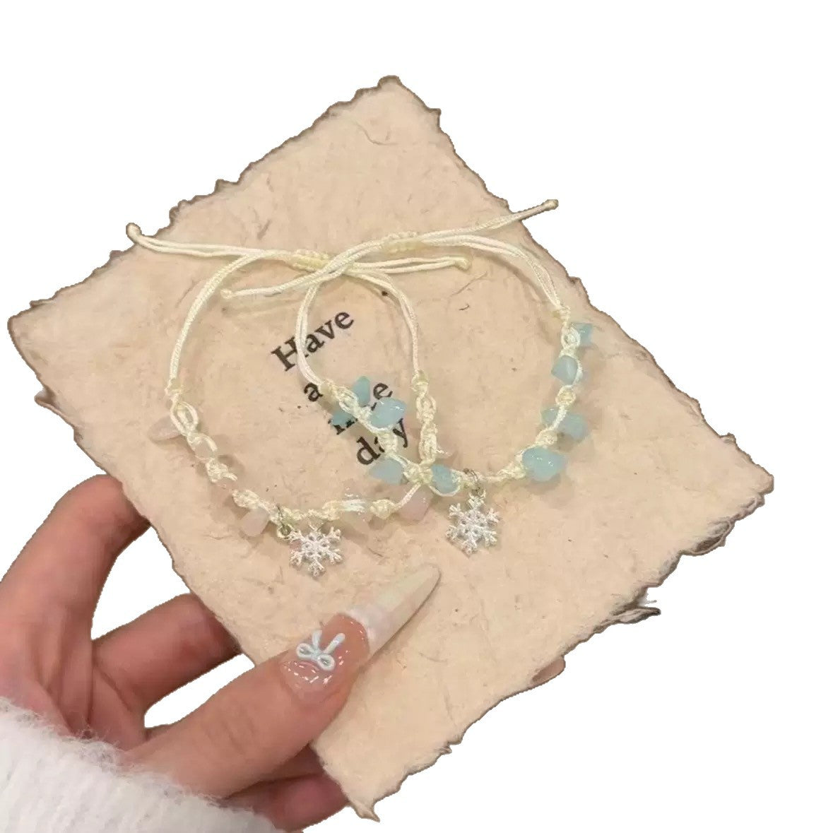 Female Hand-woven Minority Simple Fresh Sweet Girly Cute Carrying Bracelets