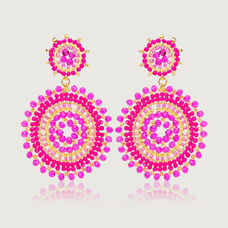 Beaded Bohemian Style Fashion Personalized For Earrings