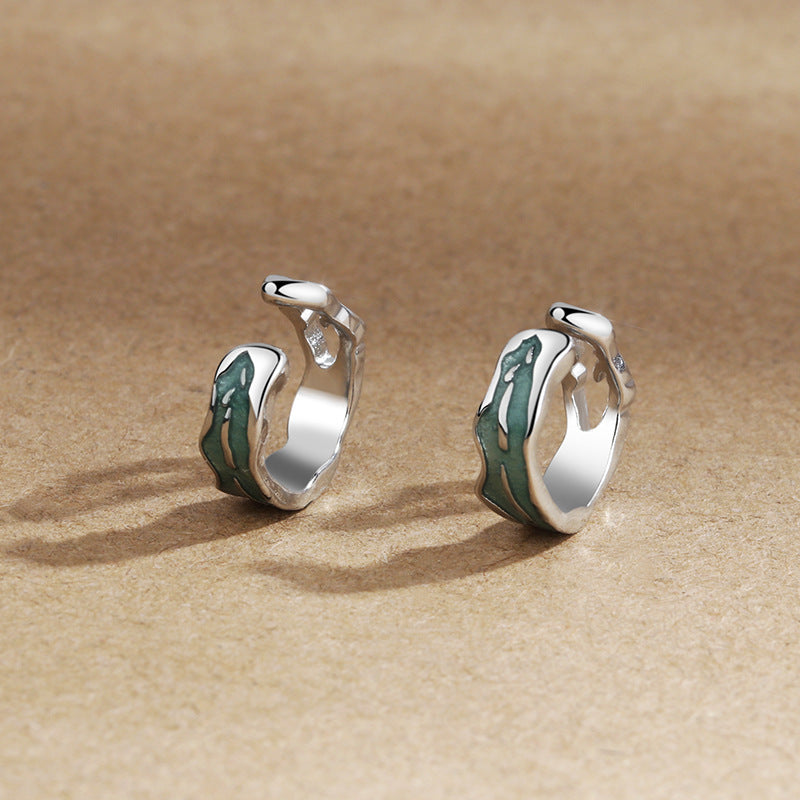 Women's & Men's Graceful Corrosion Hollow Texture Design Trendy Rings