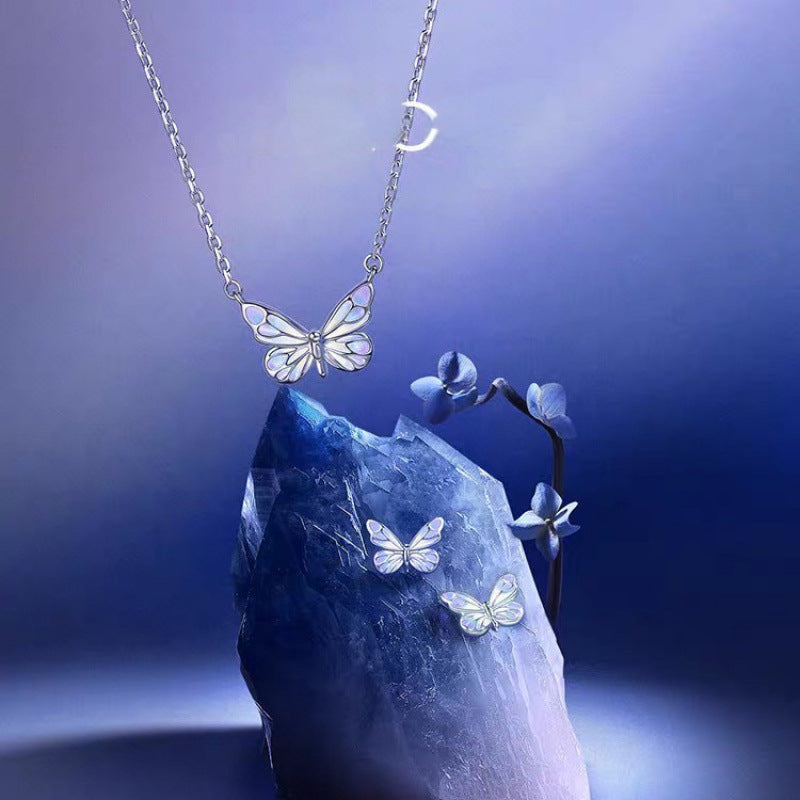 Light Fairy Purple For Design Luminous Stud Earrings