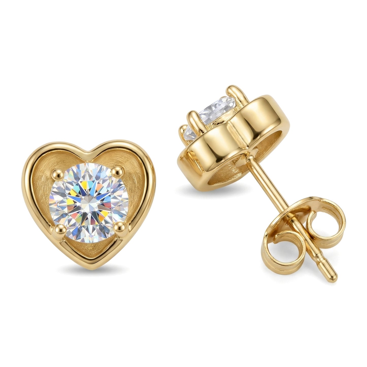 Women's & Men's Material Finely Inlaid Niche High Sense Basic Stud Earrings