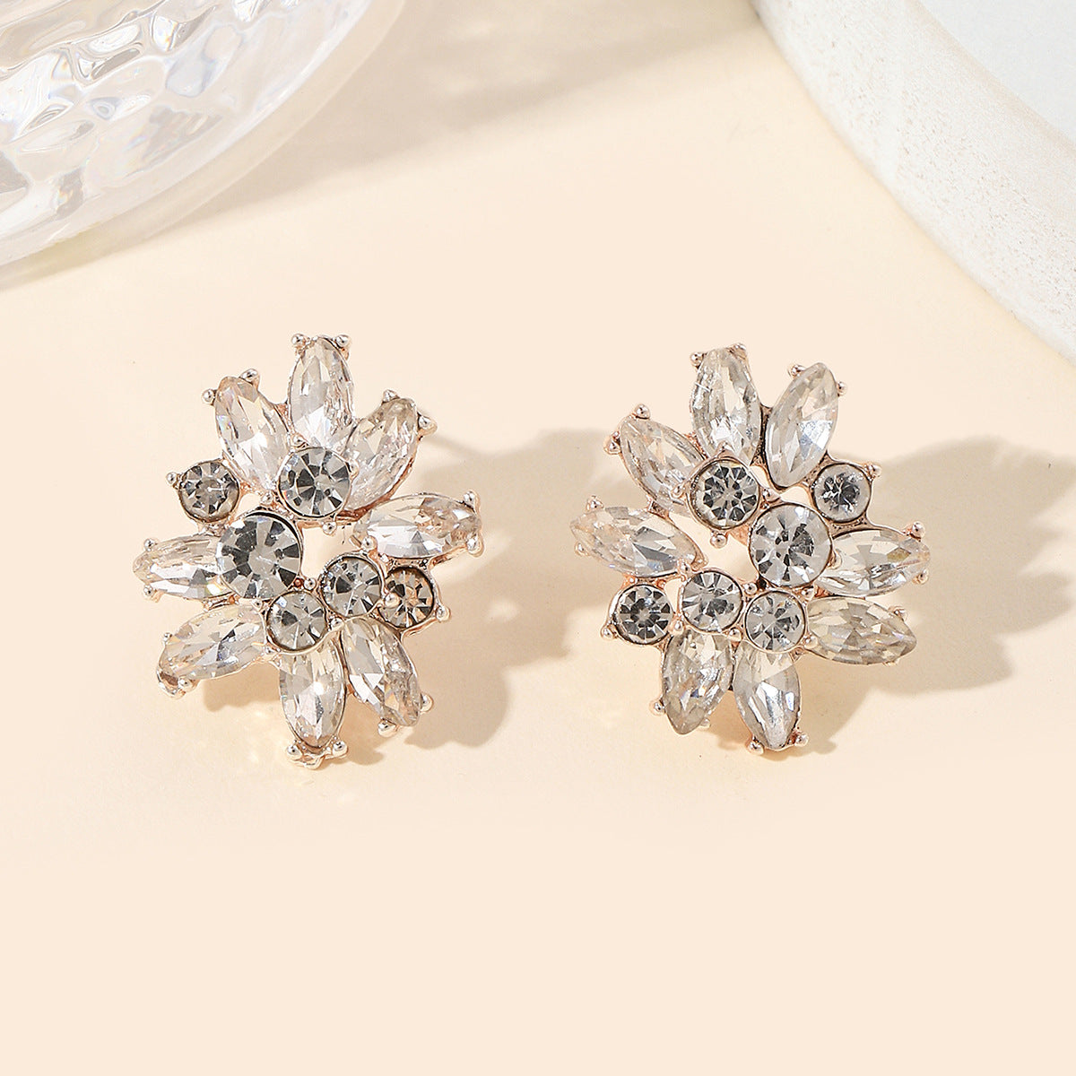 Women's Fashionable For Luxurious Style Diamond Accessories Earrings