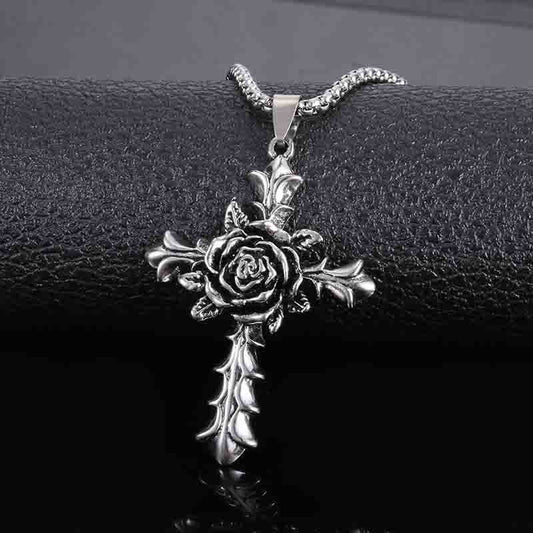 Pendant Fashion Creative Roses High-grade Winter Necklaces