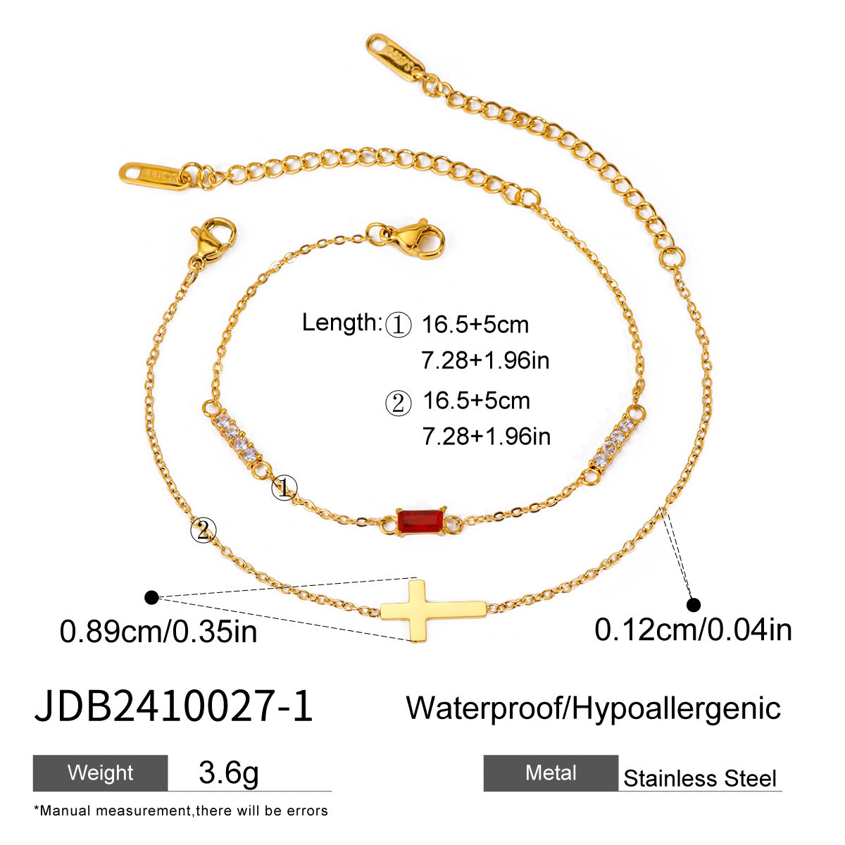 Women's Ding Titanium Steel Zircon Light Luxury Minority Stainless Jewelry Set