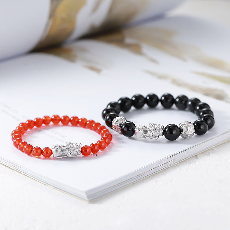 Women's & Men's & Sier Plated Couple Pair And Light Luxury Minority Bracelets