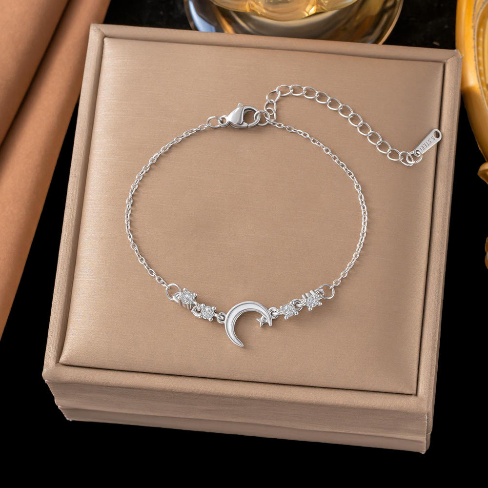 Bow Female Design Zircon High Sense Fashionable Bracelets