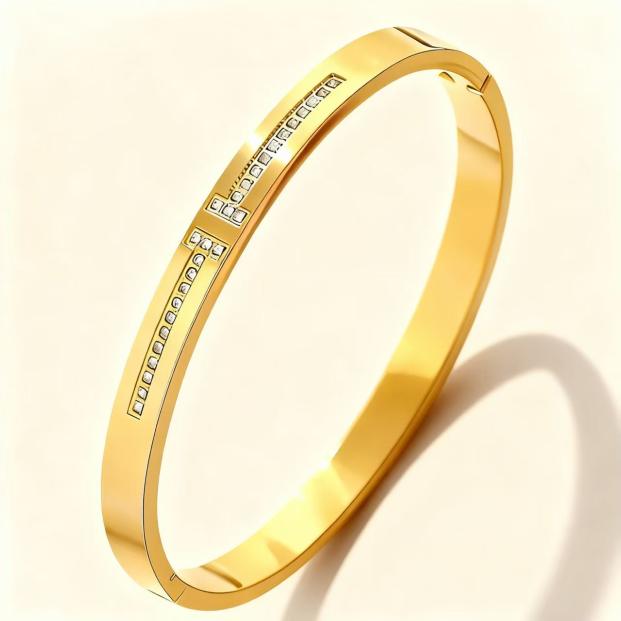 Titanium Steel Female Diamond High-grade Stainless Bracelet