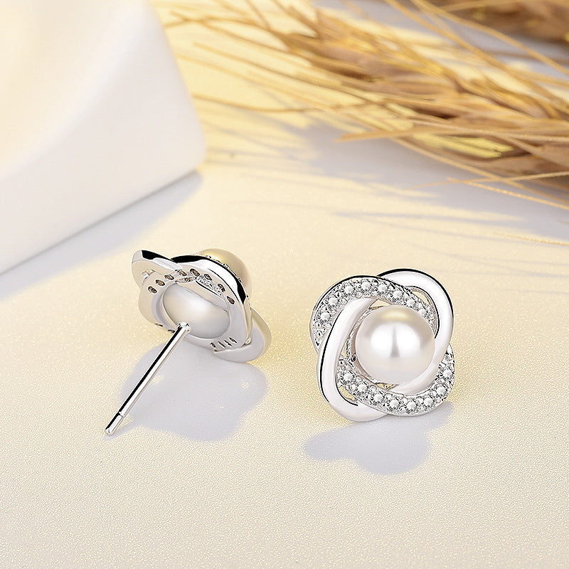 Female Temperament Korean Style Siering Ear Clip Earrings