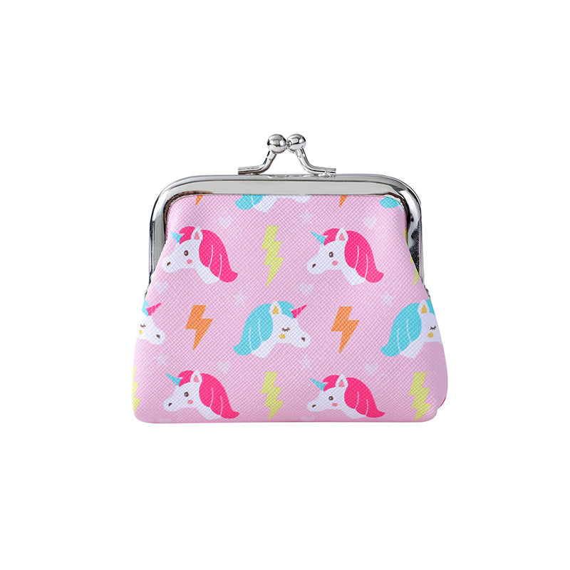 Color Box Unicorn Shoulder Bag Cartoon Jewelry Set