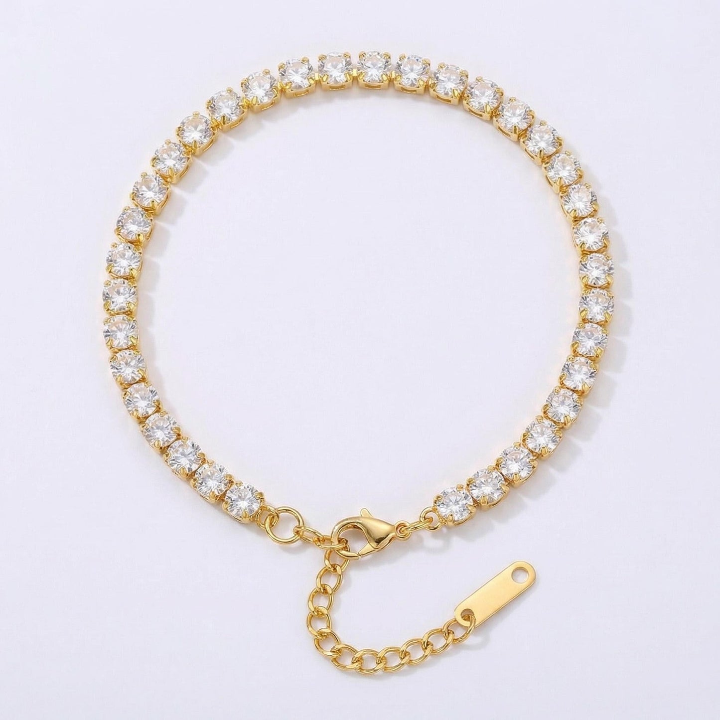 Tennis Zircon Fashion High-grade Full Diamond Bracelet