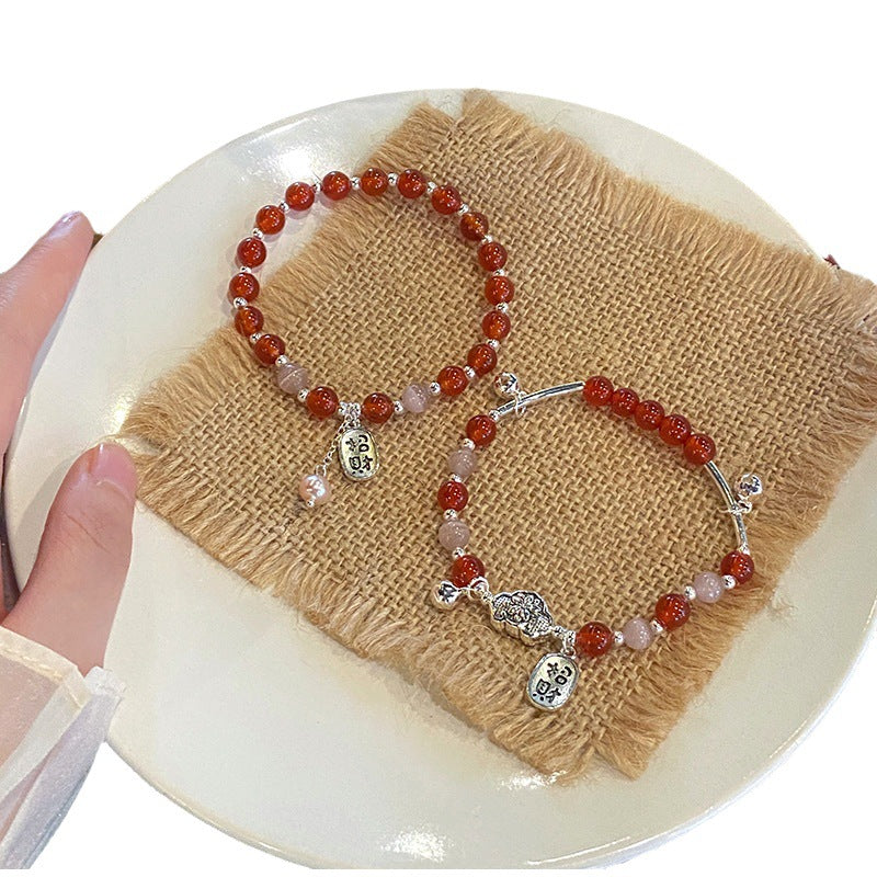 Sweet Fresh Mori Style Princess Agate Bracelets