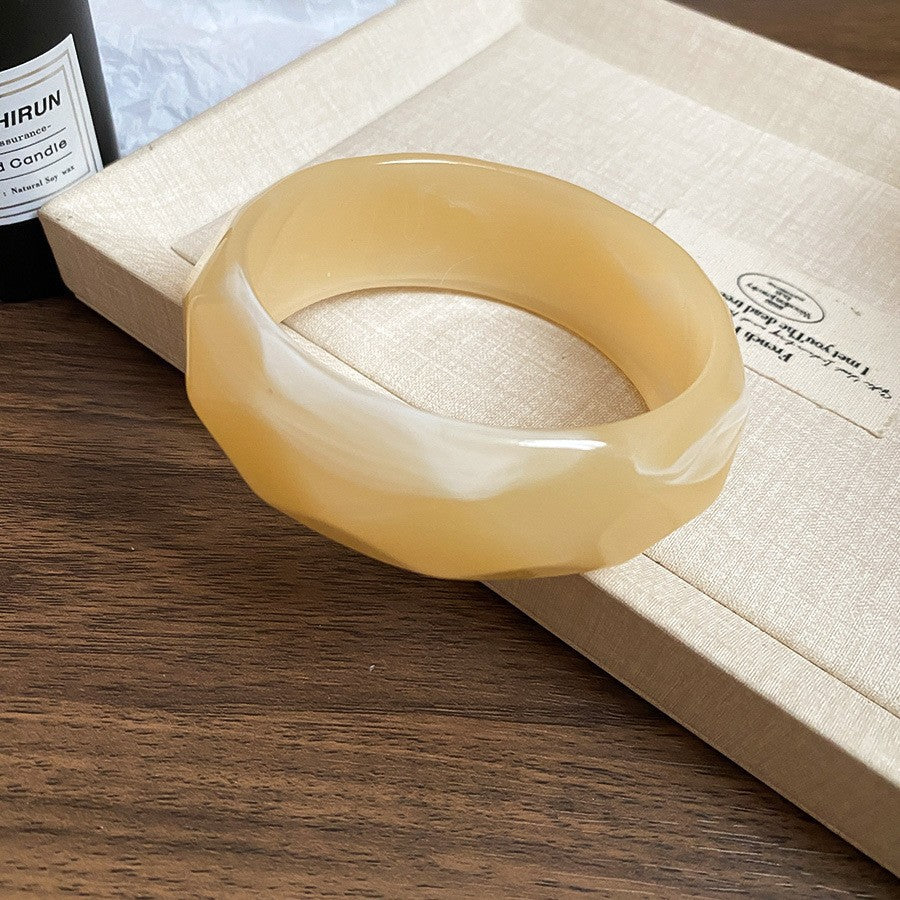 Irregular Resin Mori Style Simple Commute Light Bracelets