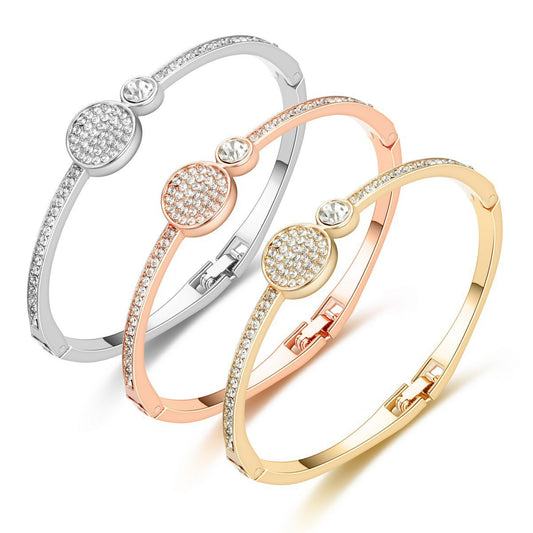 Bracelets doux en diamant de niche de conception de style coréen pour femmes