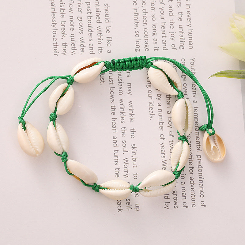 Seaside Style Beach Shell Ocean Woven Bracelets