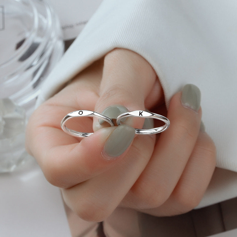 Women's Unique Simple Fashion Korean Style Your Rings