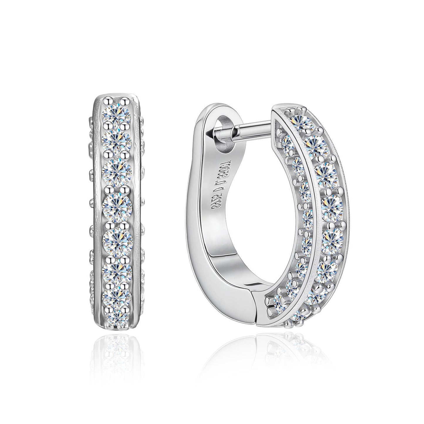 Men's Sier Ear Light Luxury High-grade Niche Female Stud Earrings