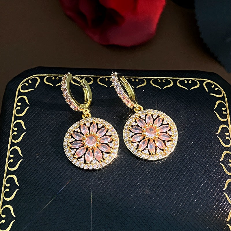 Design Round Clip Trendy Female Retro Affordable Luxury Ear Buckle