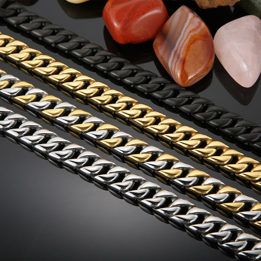 Men's Korean Style Simple Titanium Steel Fashion Bracelets