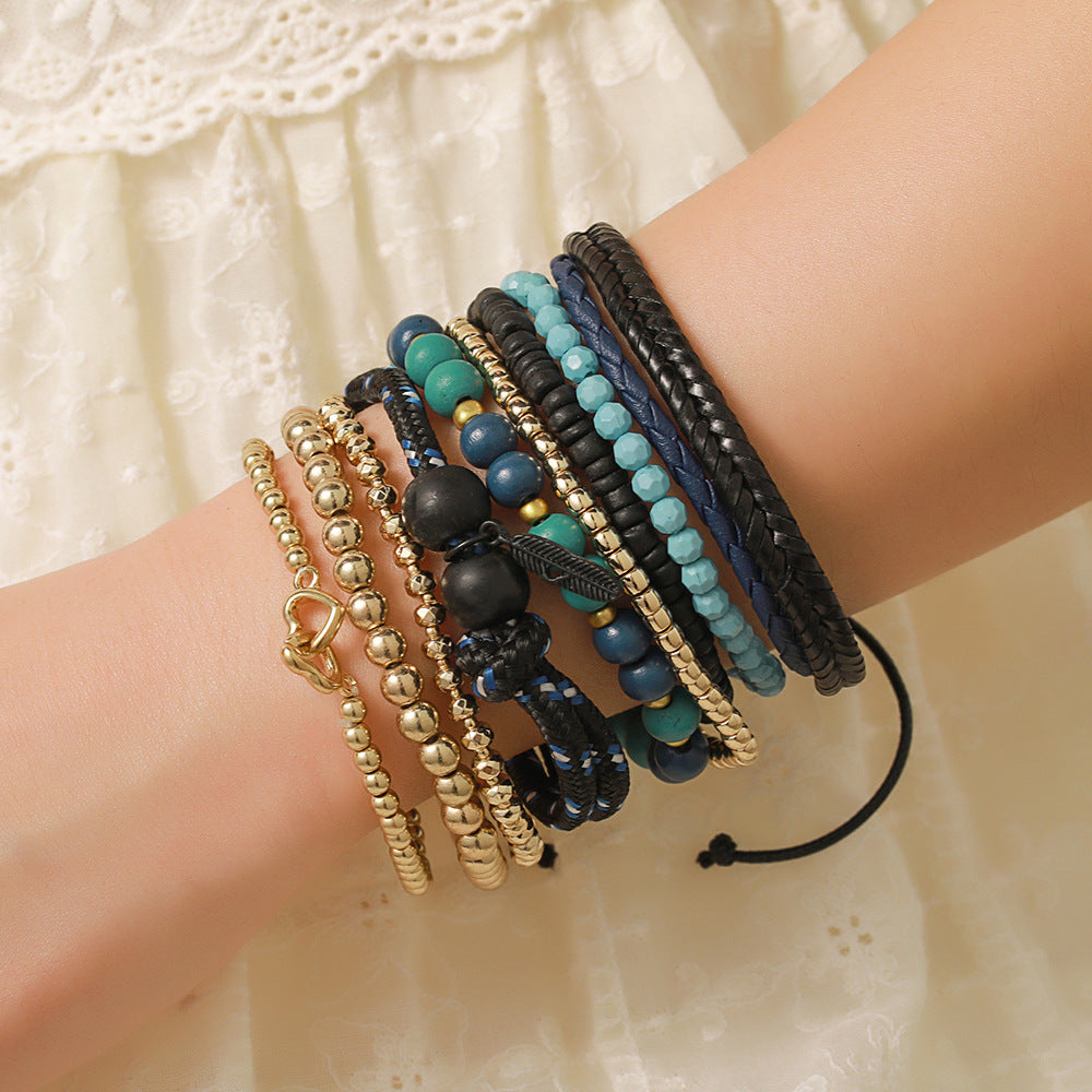 Bohemian Trend Creative Jewelry Elastic Beads Bracelets