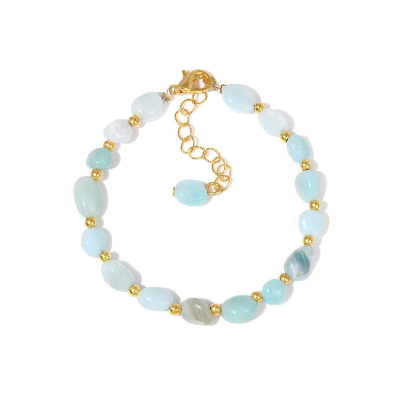 Women's Accompanying Natural Gravel Adjustable Irregular Simple Bracelets