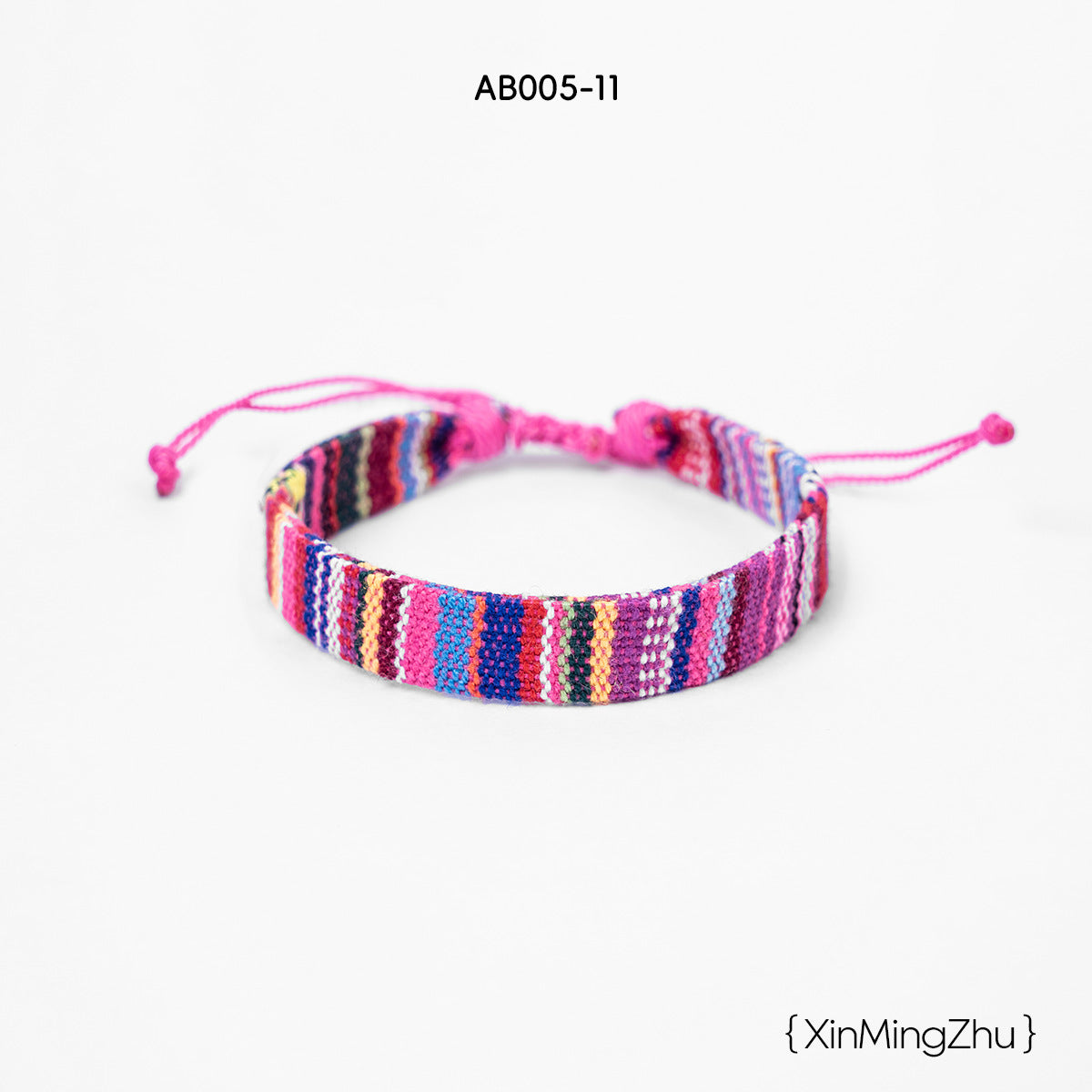 Bohemian Style Simple Niche Adjustable Cotton And Linen Bracelets