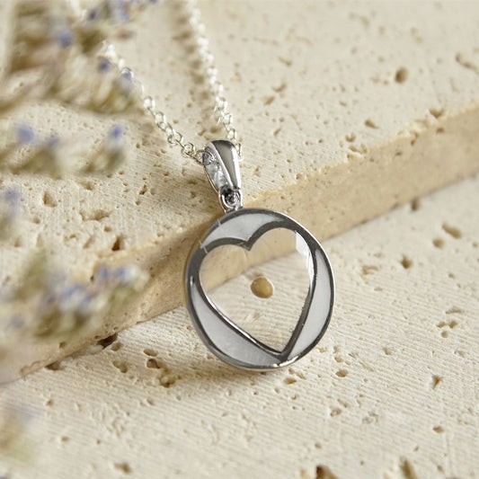 Steel Love Round Cabbage Seed Unique Necklaces