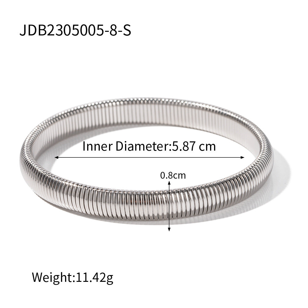 Quadratische Smaragd-Zirkon-Rippenarmbänder mit offenen Enden