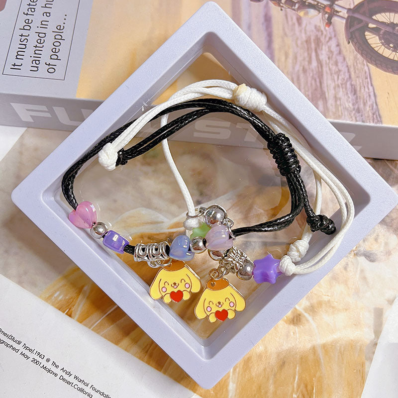 Sangle de transport à aspiration magnétique pour petites amies d'enfants, bijoux de dessin animé, Bracelets mignons