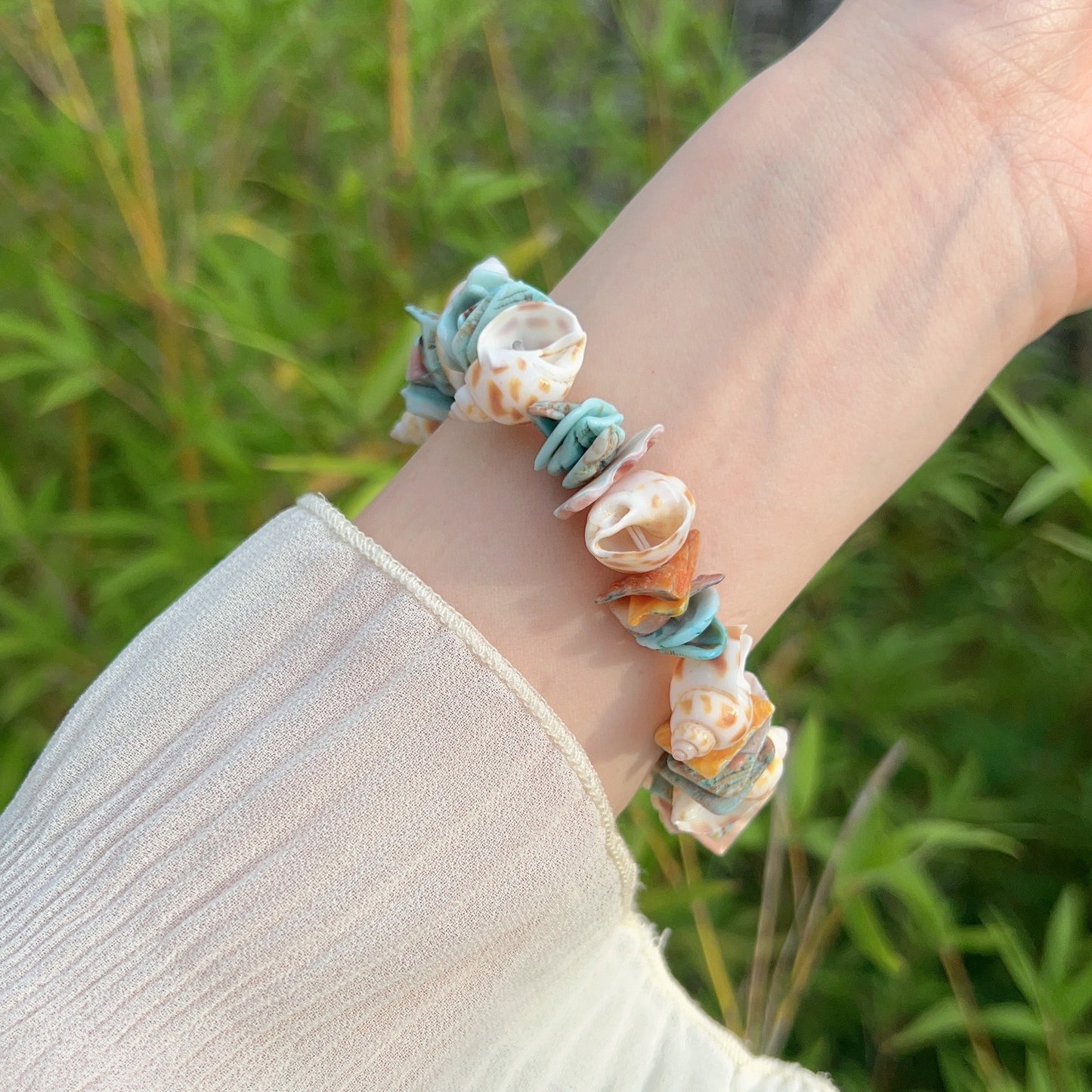 Conch Design Twin Fritillary Crafts National Bracelets