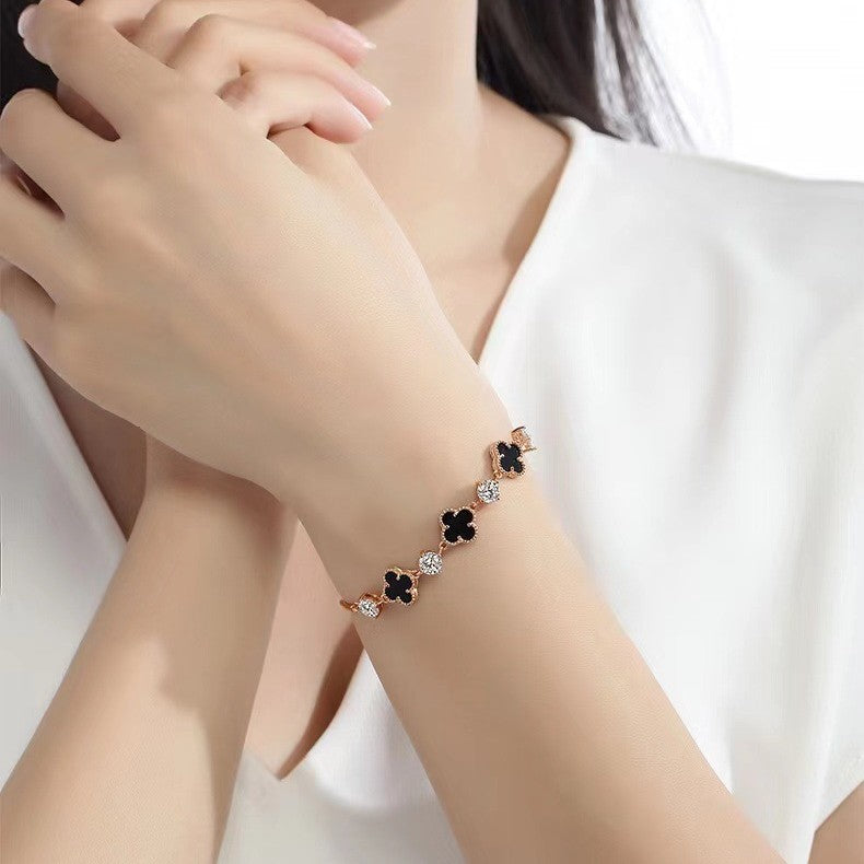 Leaf Straw Female Design For Girlfriend Bracelet