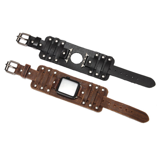 Strap Smart Watch Accessories Genuine Leather Bracelets