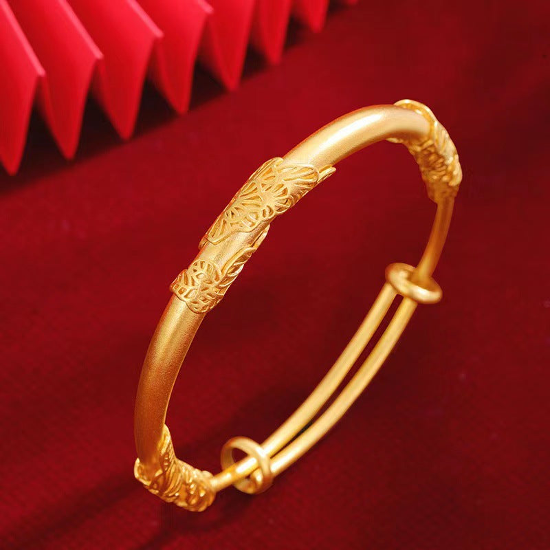 Rattan Fashion High-grade Flower Timbo Branches Leaves Push-pull Gifts Bracelet