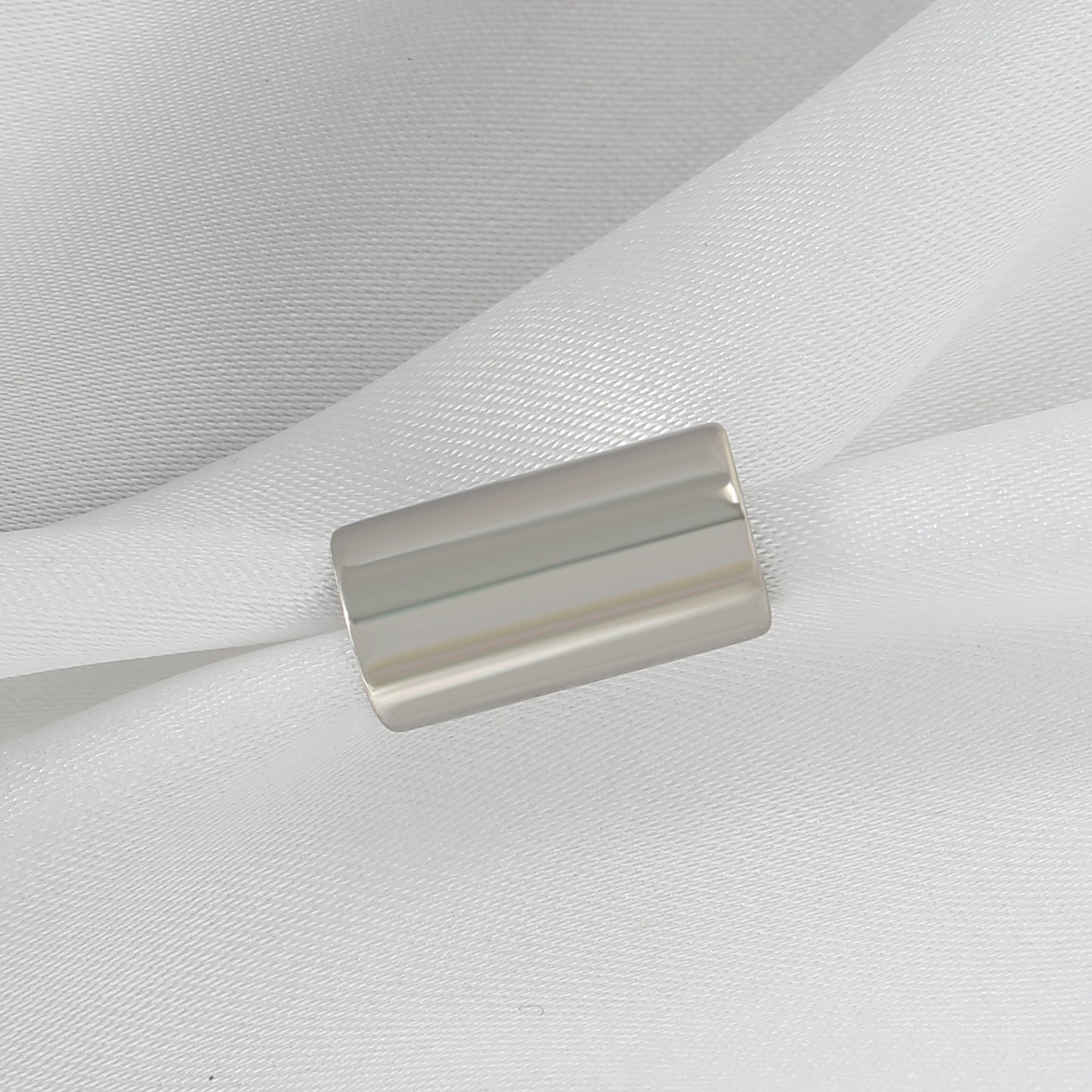 Personalized Long Tube Geometric Bone Simple Niche Ear Clip
