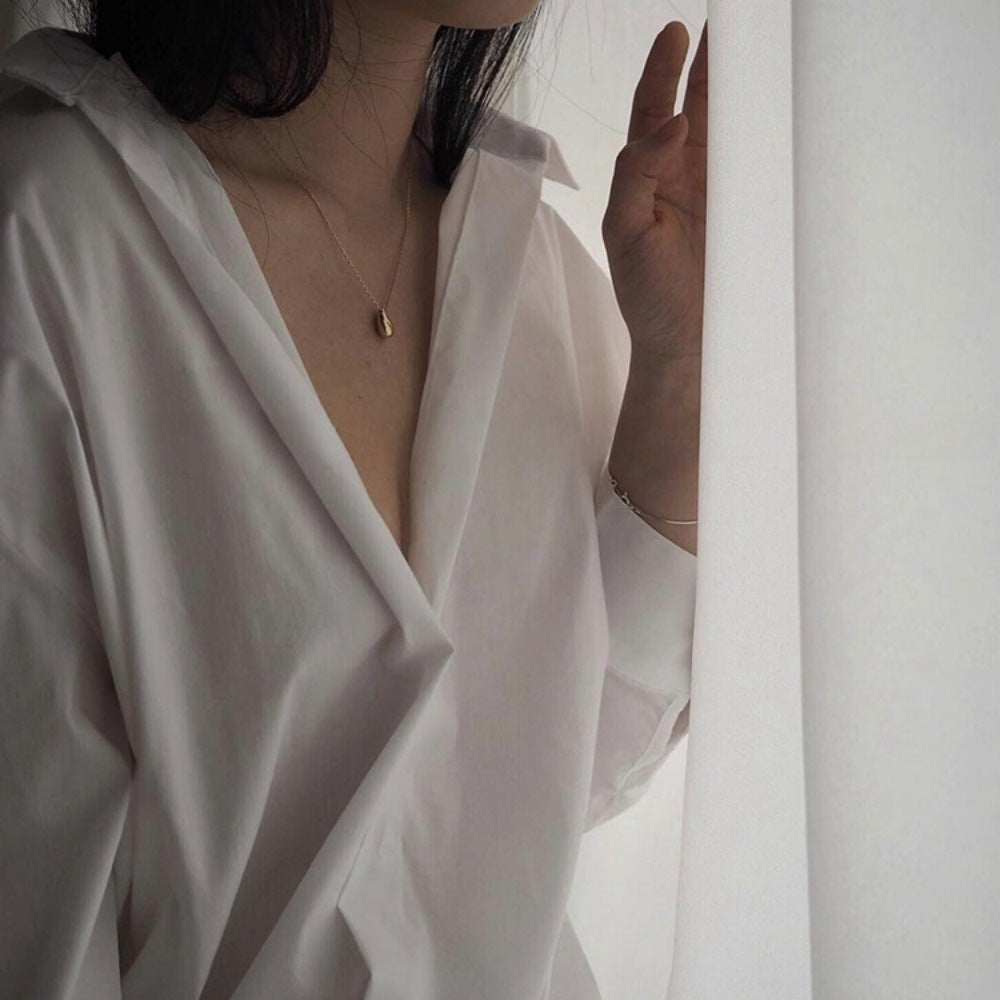 French Style High-grade Clavicle Chain Does Not Necklaces