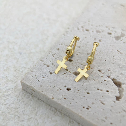 Pentagram Simple Temperamental Cross Clip Fashion Ear Buckle