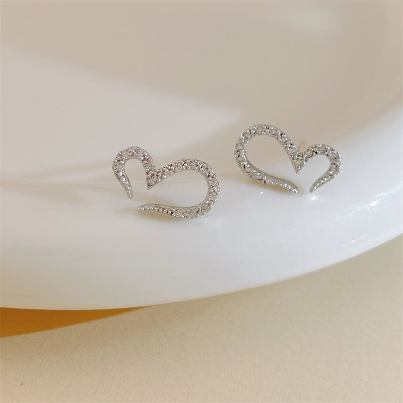 Boucles d'oreilles de haute qualité, Design de niche tendance, Style froid simple