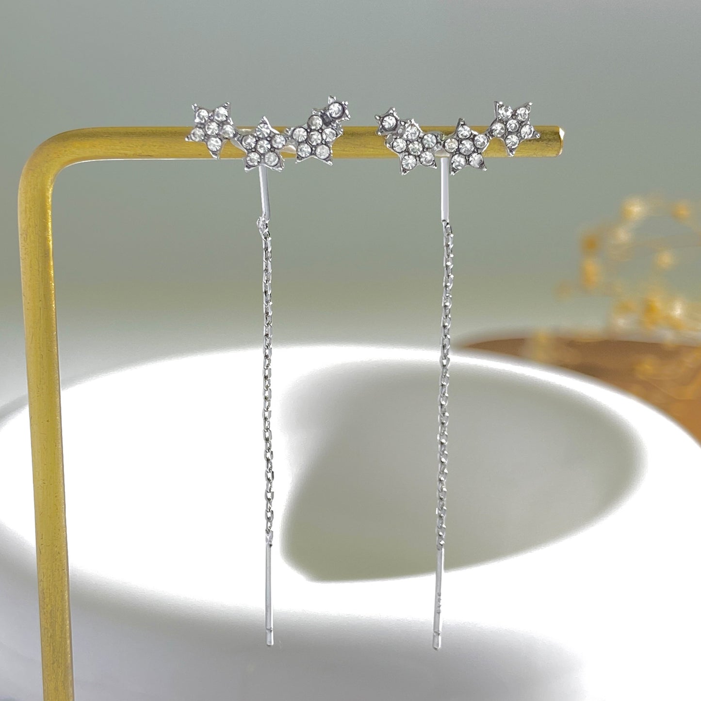 Women's Long Fringe Fashionable High-grade Design Sense Exaggerating Unique Earrings