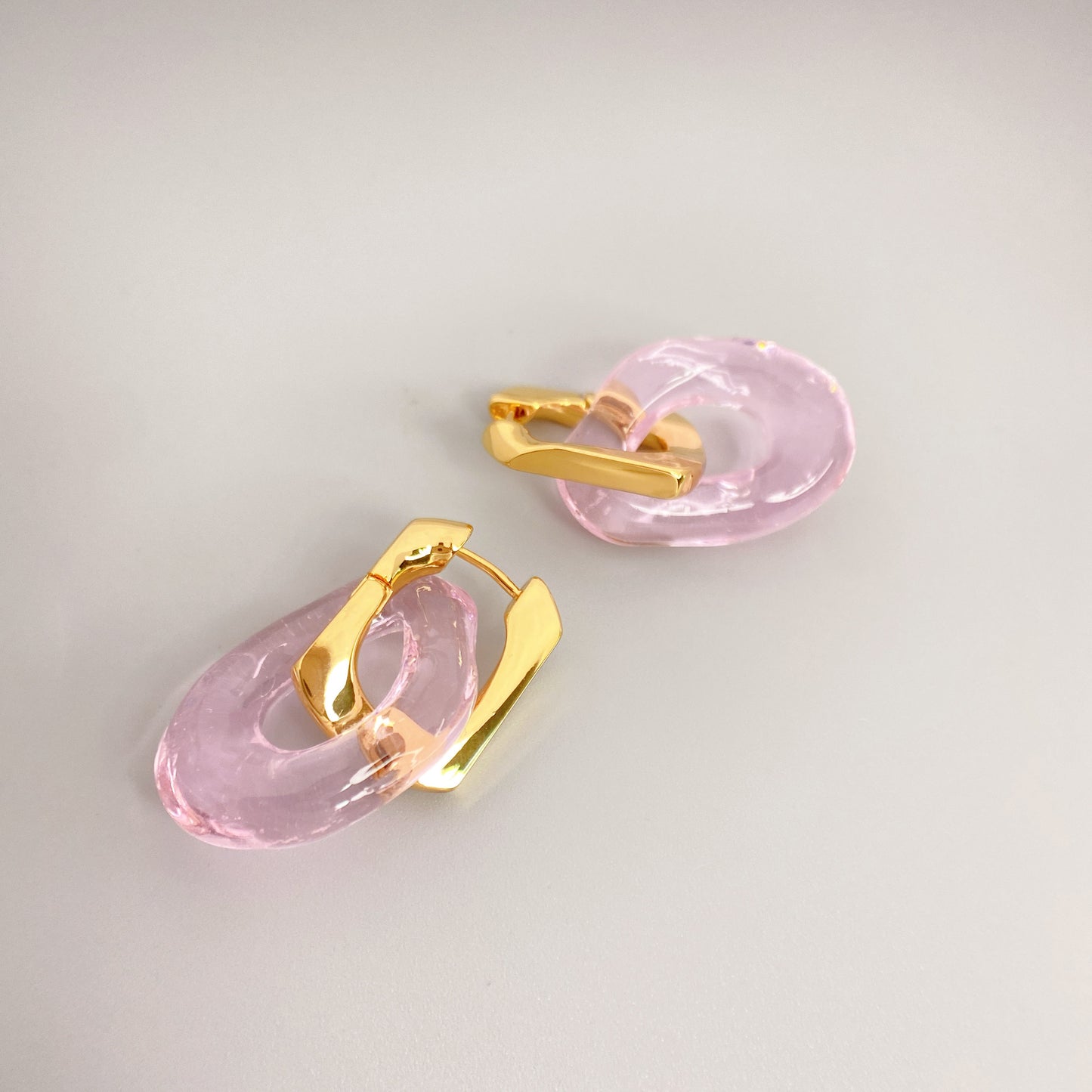 Fashion Detachable Personalized Female Irregular With Colored Earrings